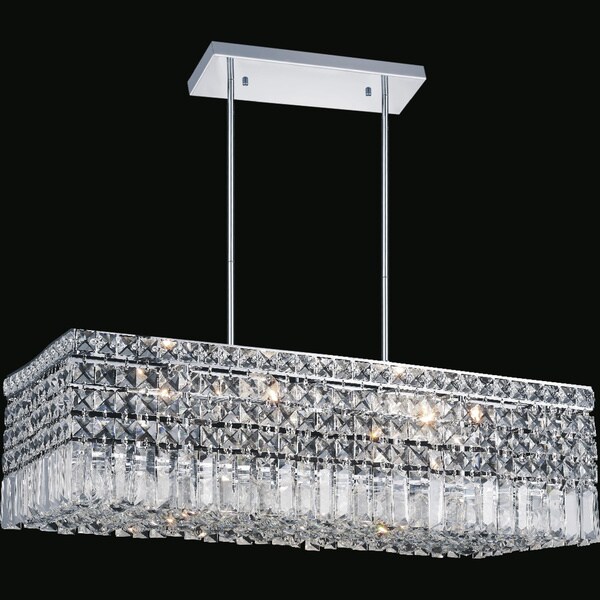 Silver Orchid Evans 8-light Chandelier with Chrome Finish - Chandeliers For Bedrooms by Overstock.com