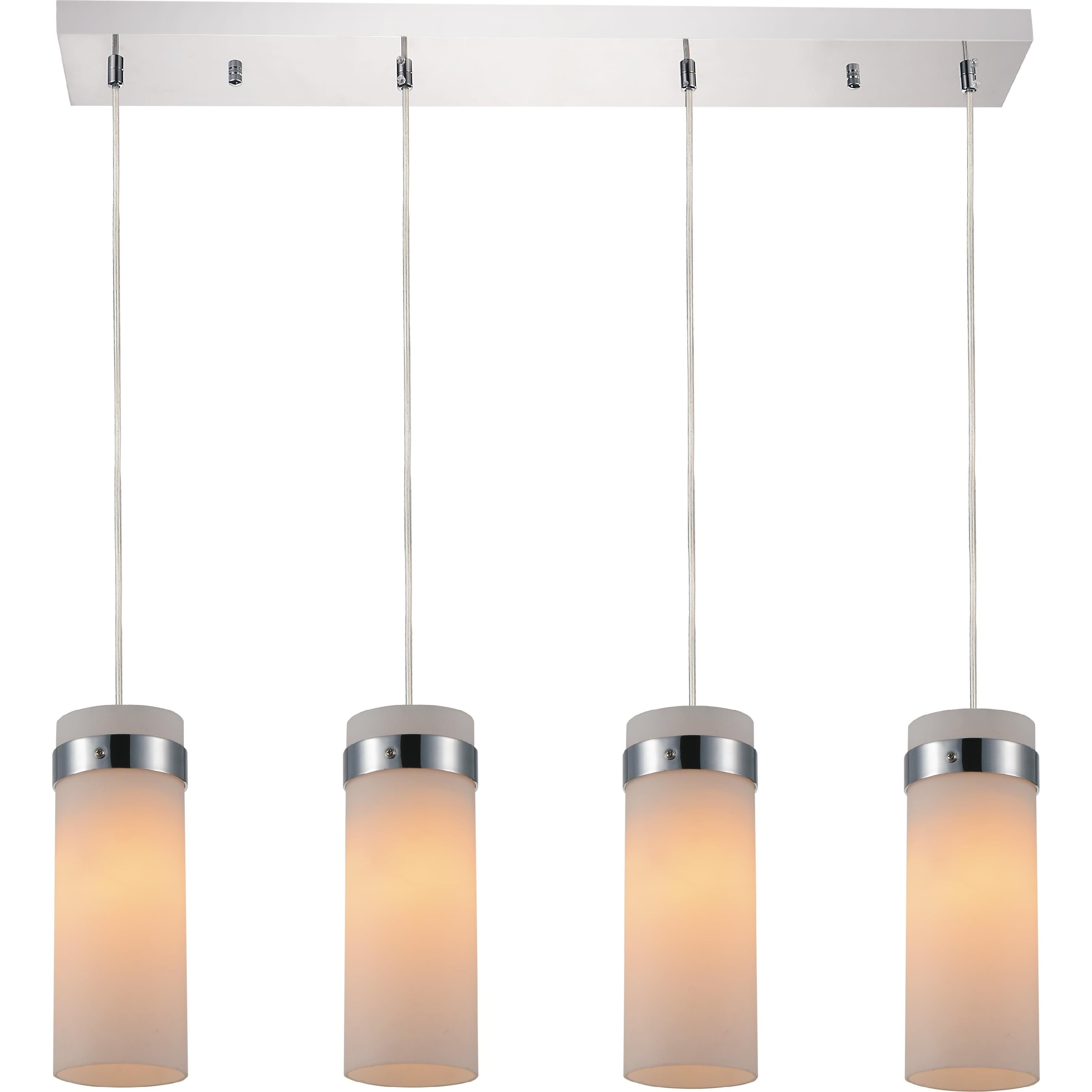 4 Light Chandelier with Chrome Finish - Chandeliers For Bedrooms by Overstock.com