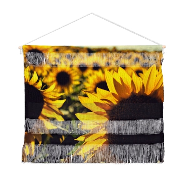 Olivia St Claire Summer Sunflower Love Landscape Wall Hanging Tapestry
