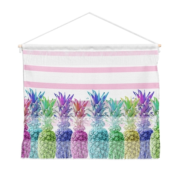 Lisa Argyropoulos Pastel Jungle Landscape Wall Hanging Tapestry