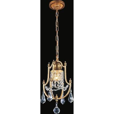 Copper Grove Mamurras 1-light Mini Pendant with Oxidized Bronze Finish.