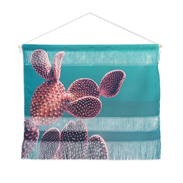 Emanuela Carratoni Candy Cactus Landscape Wall Hanging Tapestry