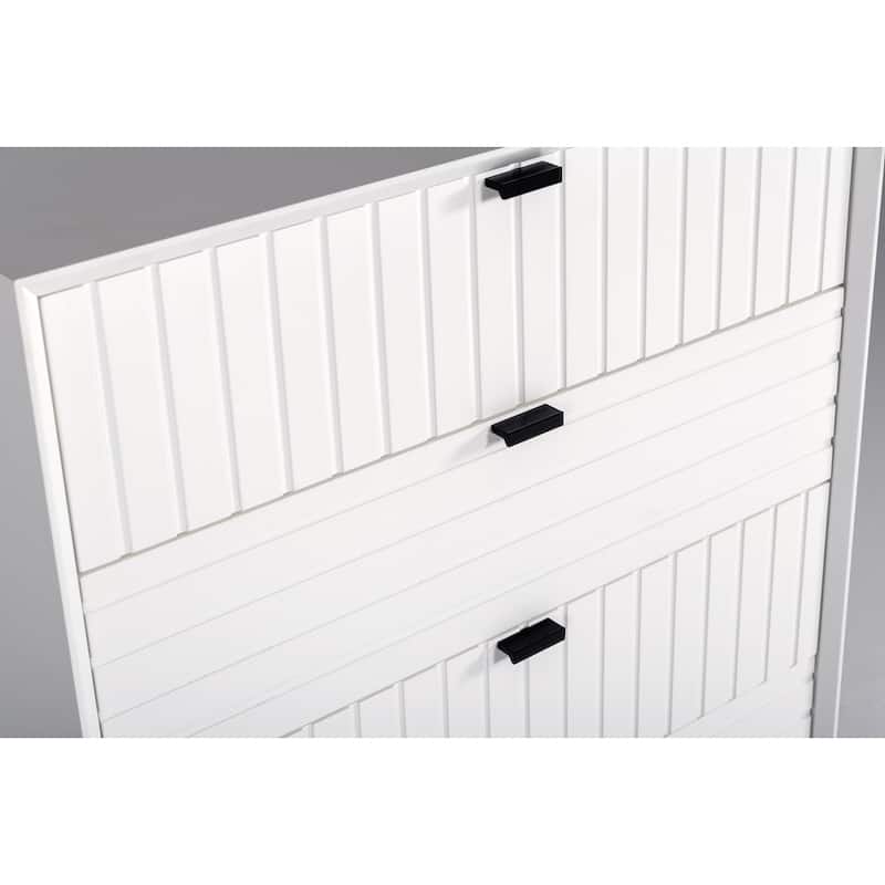 Nova Domus Valencia Contemporary White Chest