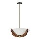 preview thumbnail 2 of 0, Merge 4-Light Semi-Flush Mount/Pendant bronze / antique pecan