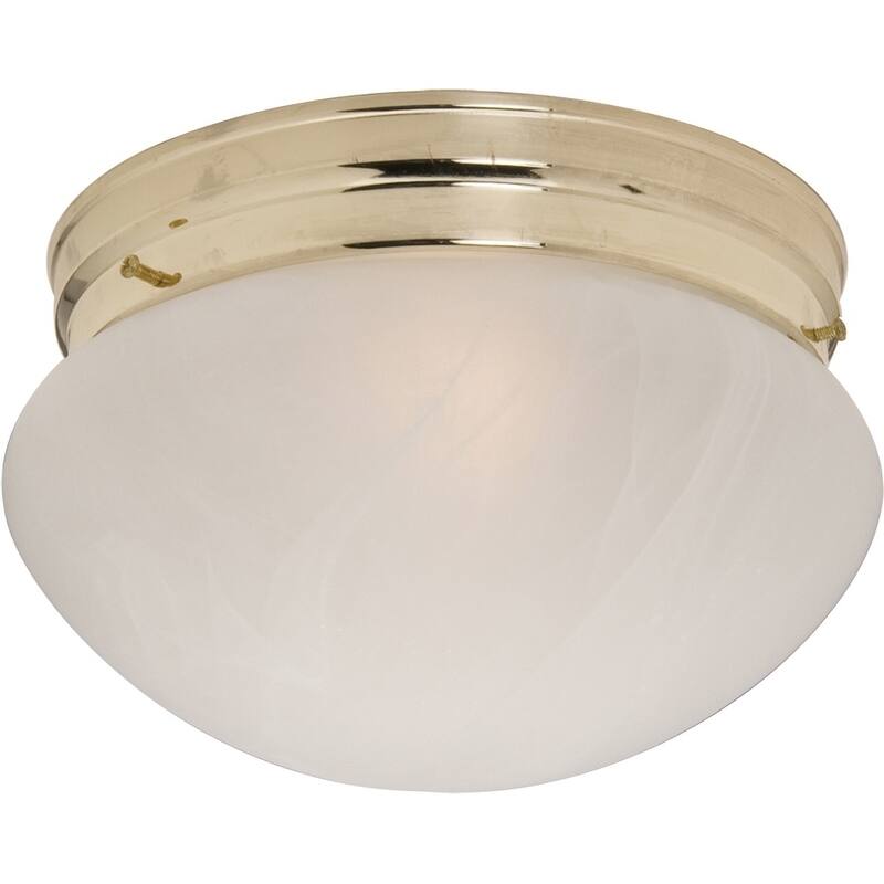 Essentials 9" Wide Steel Flush Mount Ceiling Light