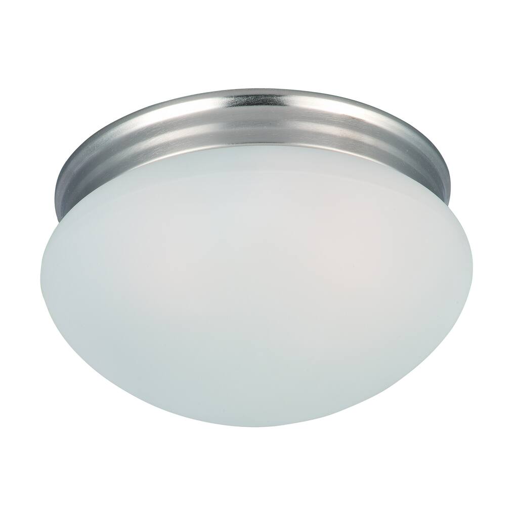 Essentials 9" Wide Steel Flush Mount Ceiling Light