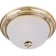 preview thumbnail 2 of 3, Essentials 11.5" Wide Steel Flush Mount Ceiling Light