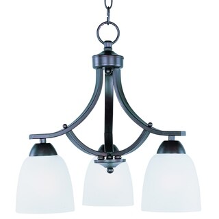 Axis 3-light 18" Wide Steel Chandelier
