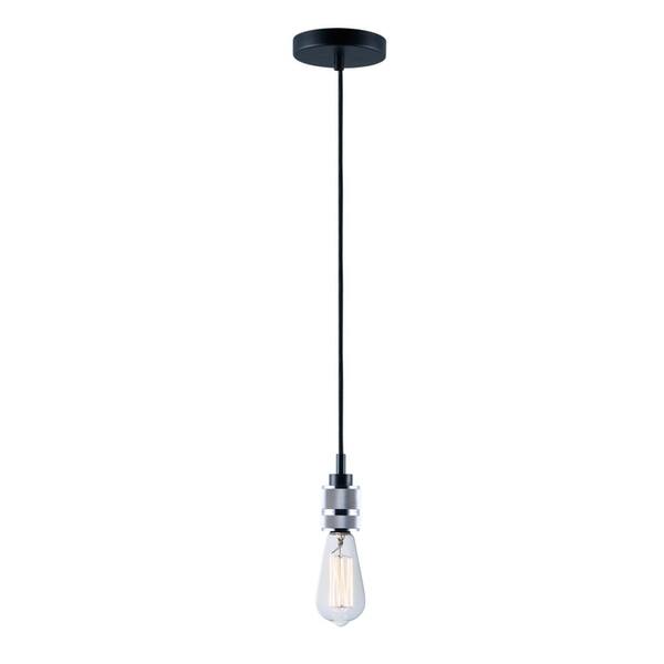 slide 1 of 1, Swagger 1-Light Pendant - Polished chrome