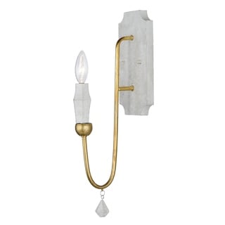 Claymore 1-light 4.75" Wide Wood/ Steel Chandelier - Chandeliers For Bedrooms by Overstock.com