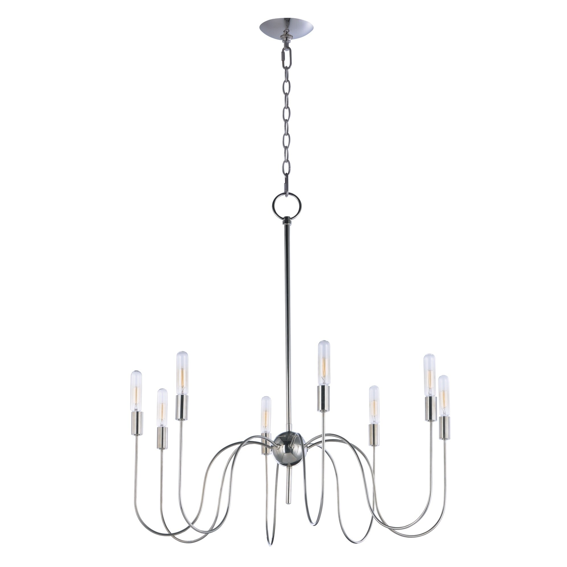 Willsburg 8-light 30" Wide Steel Chandelier - Chandeliers For Bedrooms by Overstock.com