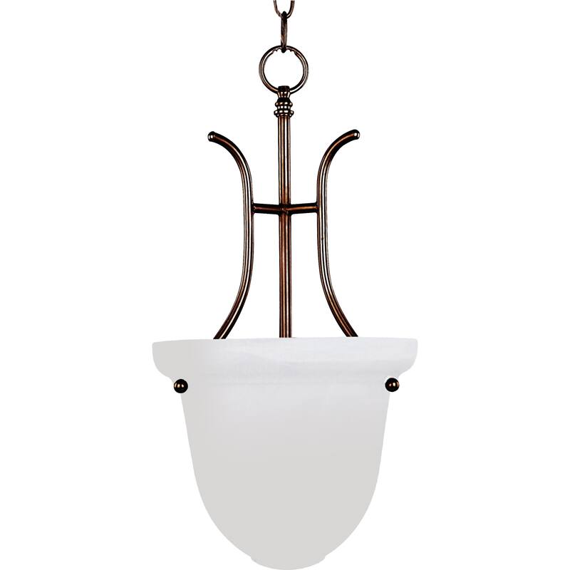 Malaga 1-light 8" Wide Steel Pendant - Oil Rubbed bronze - Transitional - Steel