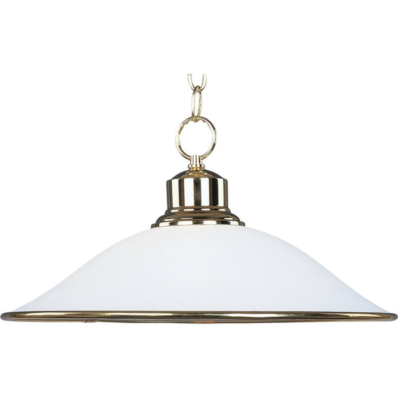 Malaga 1-light 8" Wide Steel Pendant