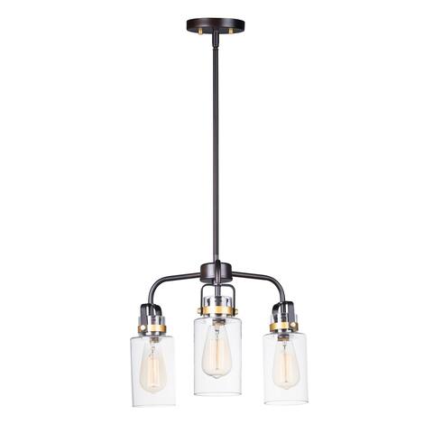 Magnolia 3-Light Pendant - bronze / gold