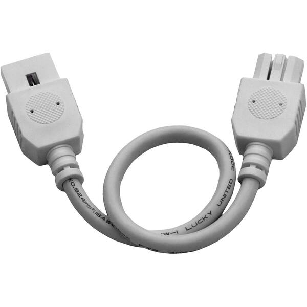 slide 1 of 1, CounterMax MXInterLink4 1" Wide Plastic Connector Cord White