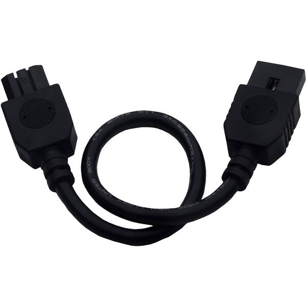 slide 1 of 1, CounterMax MXInterLink4 1" Wide Plastic Connector Cord Black