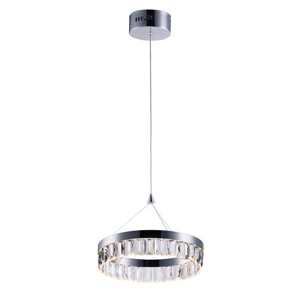 slide 1 of 1, Icycle LED Mini Pendant - Polished chrome