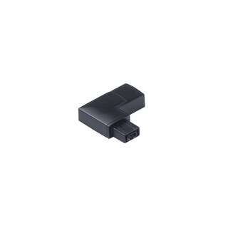 CounterMax MX-L-24-SS Plastic 90 Degree Connector - Black