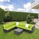 Kinbor 7-piece Patio Furniture Set All Weather Outdoor Furniture Sectional Sofa w/ Cushions - Thumbnail 16