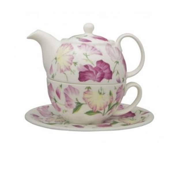 Roy Kirkham Tea for One Teapot with Tea Cup and Saucer Sweet Pea Bed Bath & Beyond 22863298