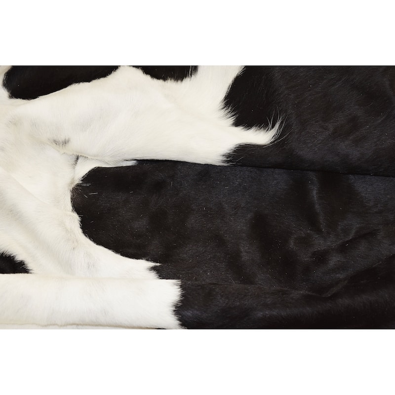Real Cowhide Rug Black & White