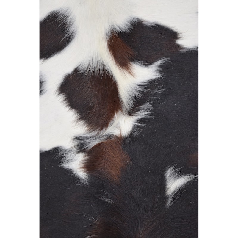 Real Cowhide Rug Tricolor Spine