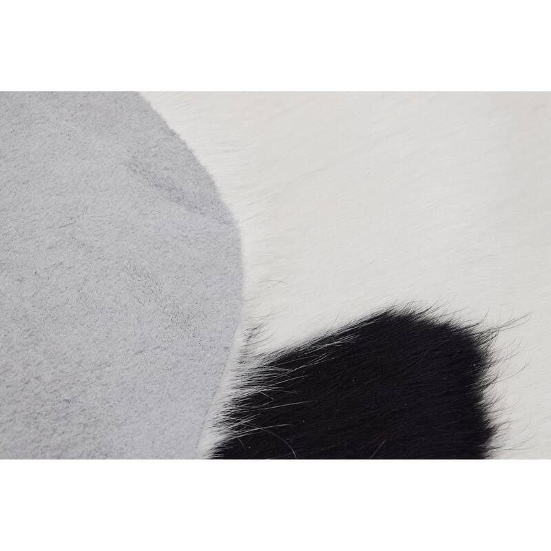 Real Cowhide Rug Salt&Pepper Tricolor