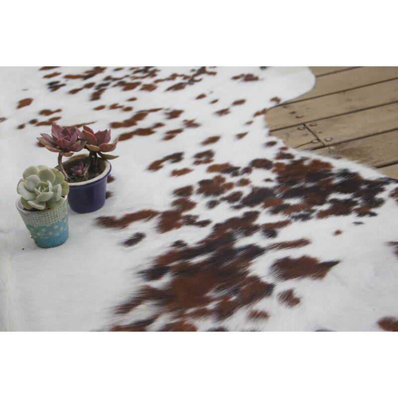 Real Cowhide Rug Salt&Pepper Tricolor