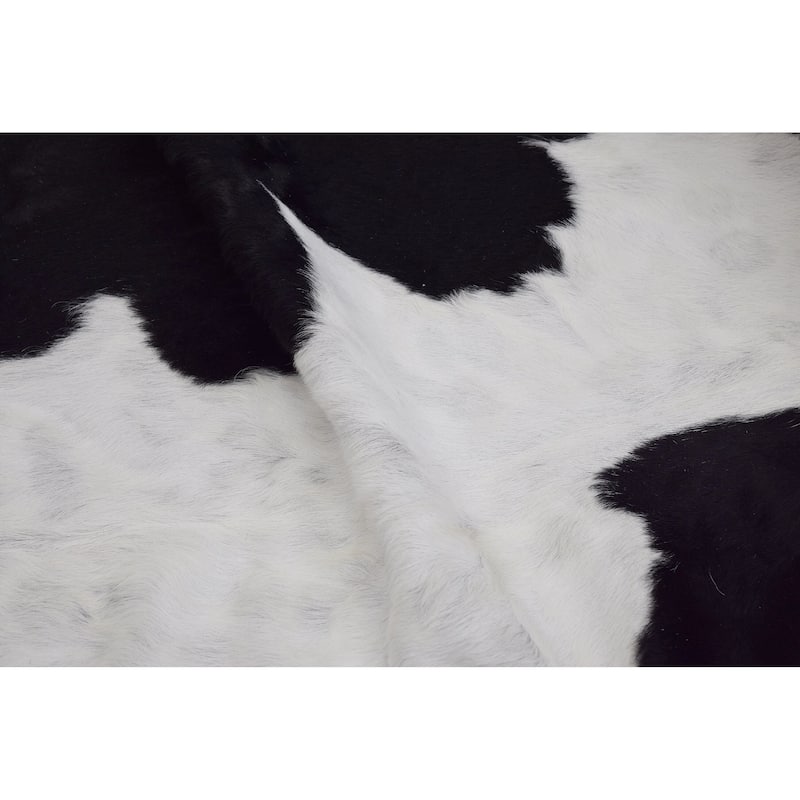 Real Cowhide Rug Black & White
