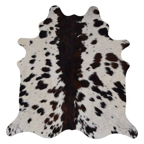Real Cowhide Rug Tricolor Spine