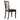 Wood & Fabric Side Chairs With Open Grid Pattern Back, Espresso Brown, Set Of 2