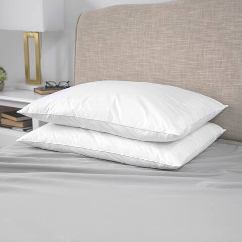 SensorPEDIC Micro-Feather Plush Pillows - 2 Pack