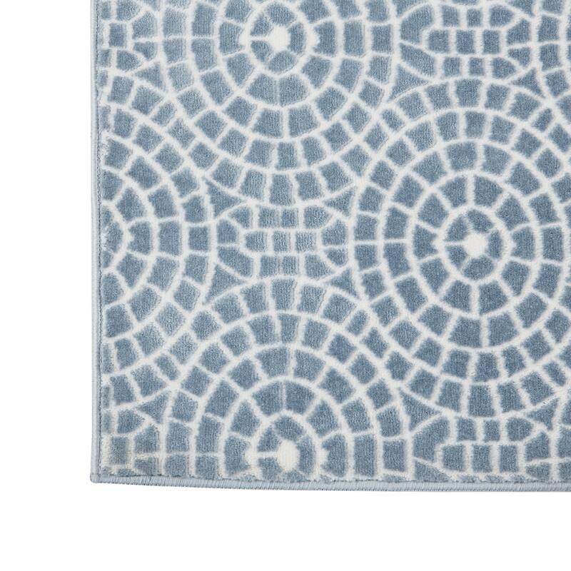 Nourison Urban Chic Modern Geometric Medallions Area Rug