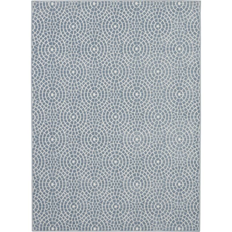Nourison Urban Chic Modern Geometric Medallions Area Rug