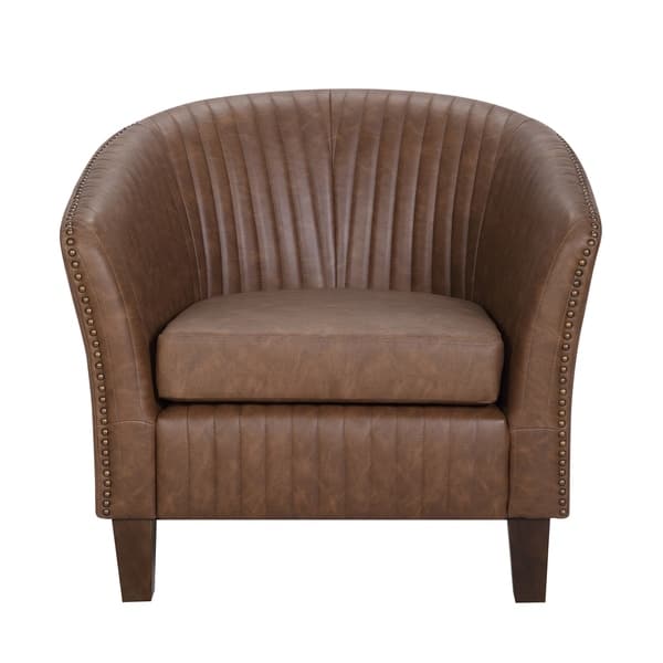 Shelton Faux Leather Club Chair Bed Bath & Beyond 22872593