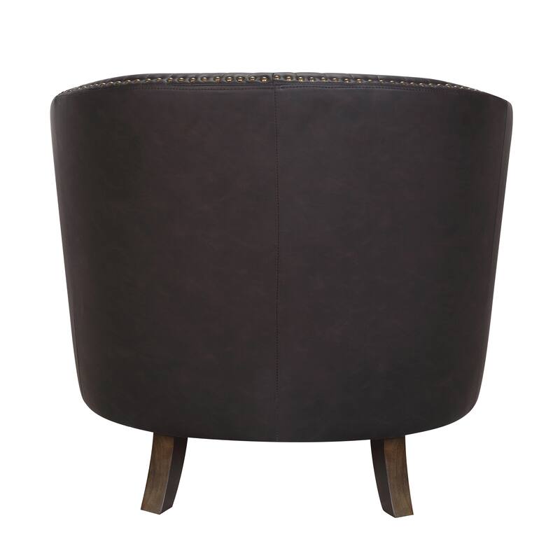 Shelton Faux Leather Club Chair