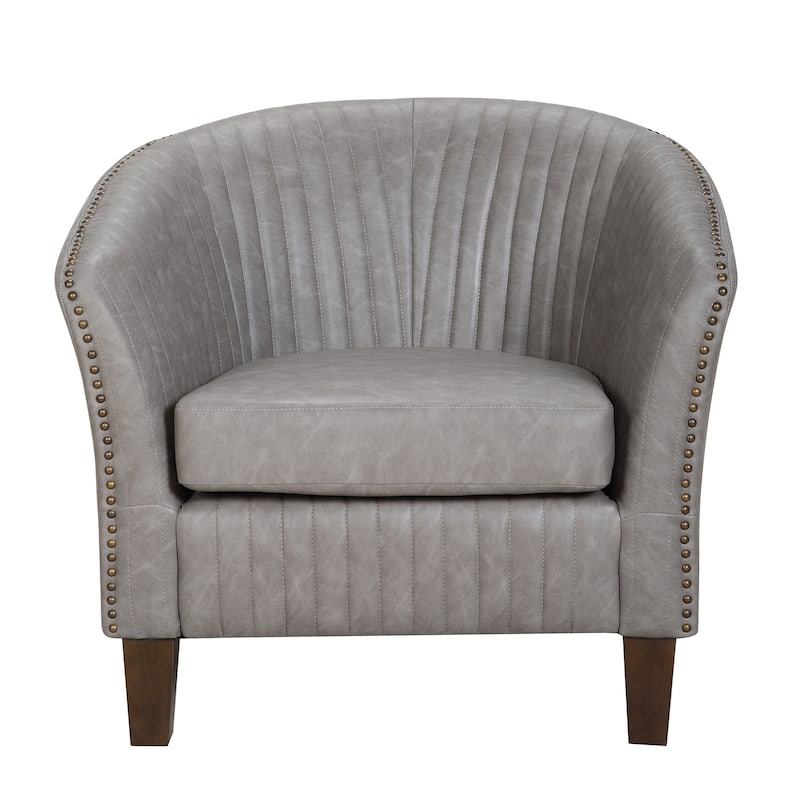 Shelton Faux Leather Club Chair