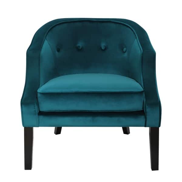 slide 9 of 23, Silver Orchid Nazimova Velvet Accent Chair Green