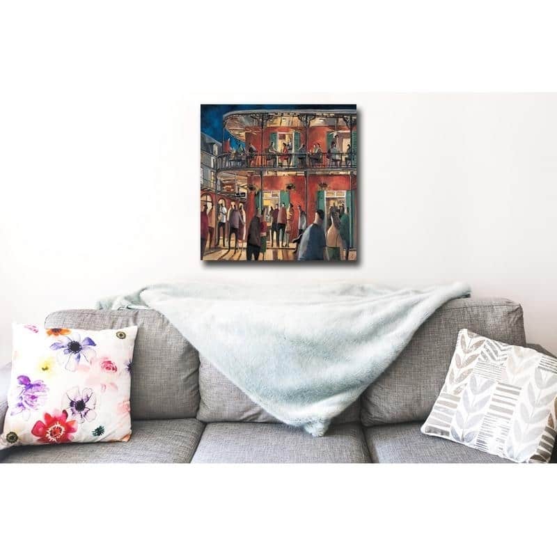 New Orleans Street by Didier Lourenco Gallery Wrapped Canvas Giclee Art