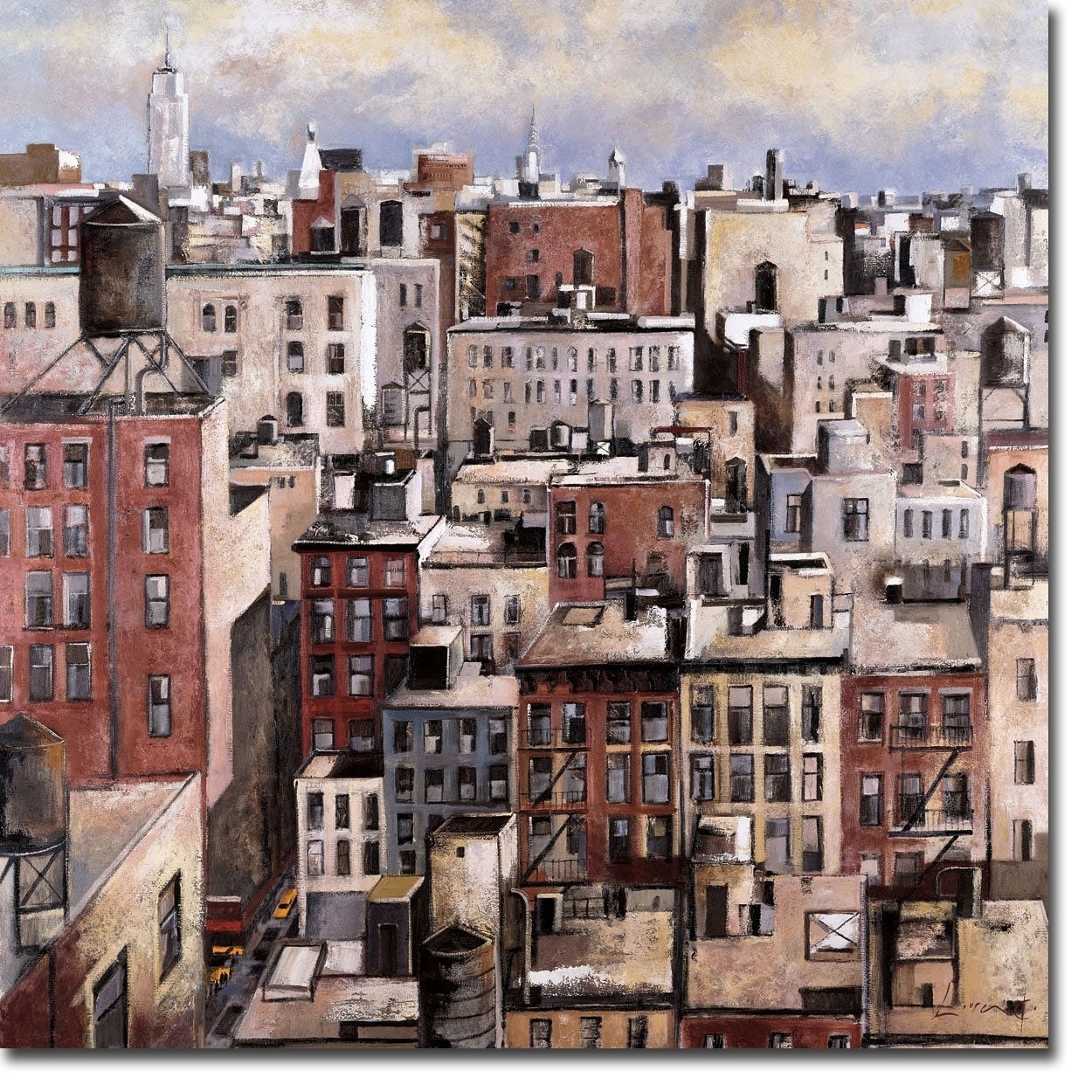 Big Apple by Didier Lourenco Gallery Wrapped Canvas Giclee Art Bed Bath   Beyond 22872749