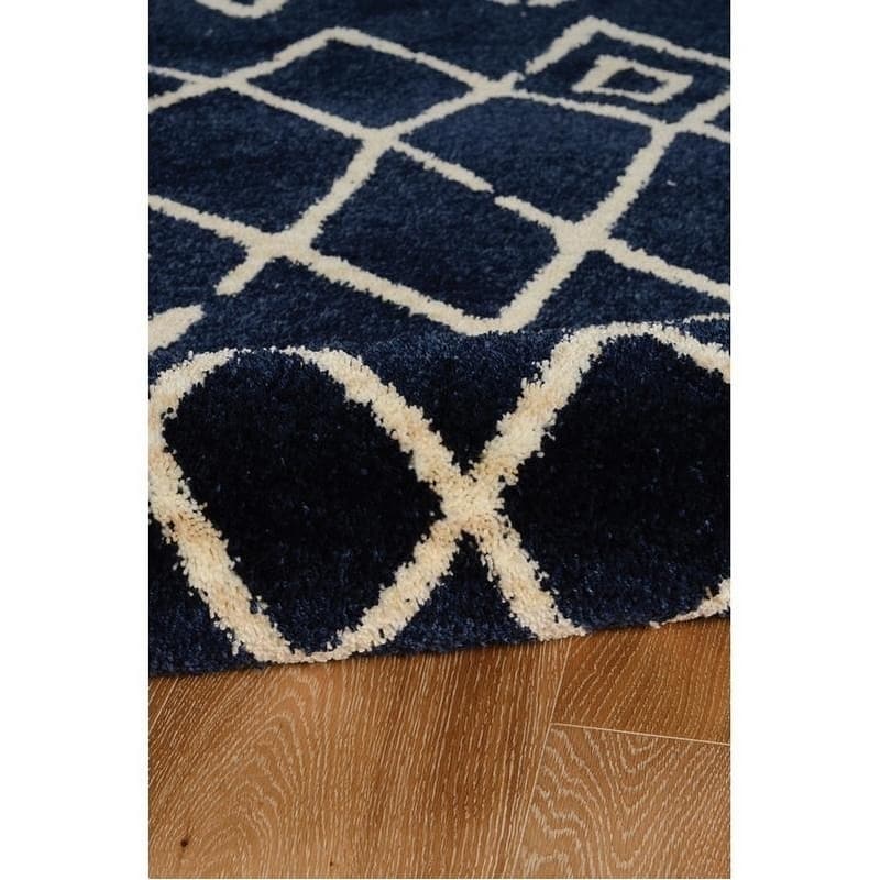 Bali Zag Blue Ivory - 5' x 7'