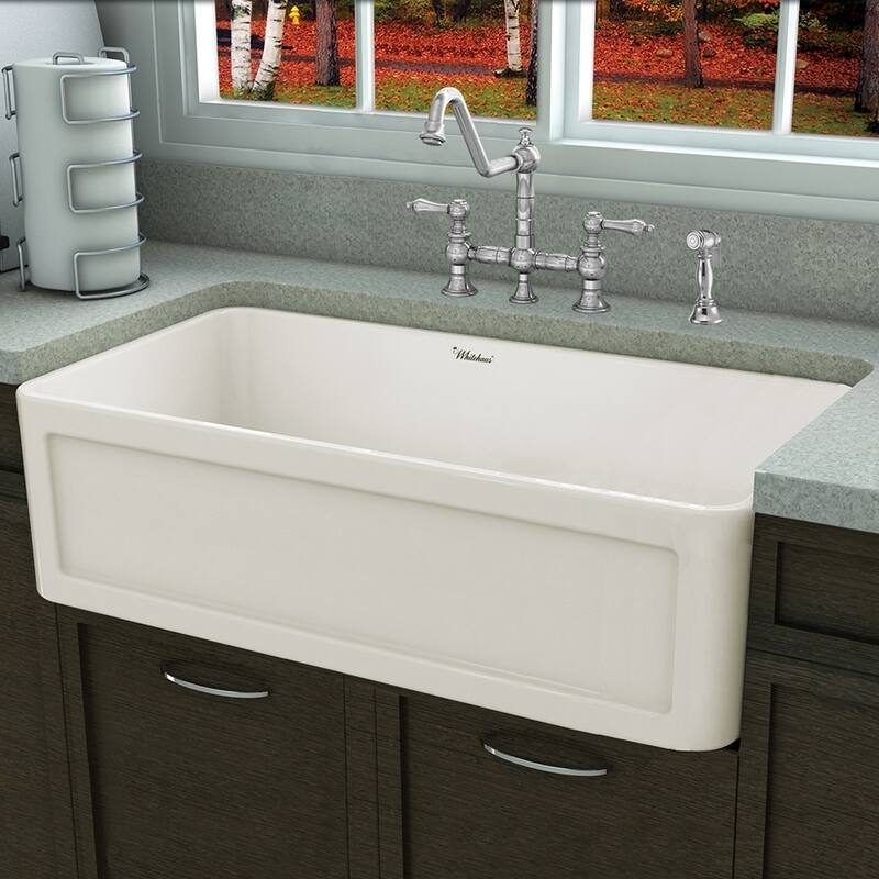 Whitehaus Collection 33" Reversible Series Single Bowl Sink