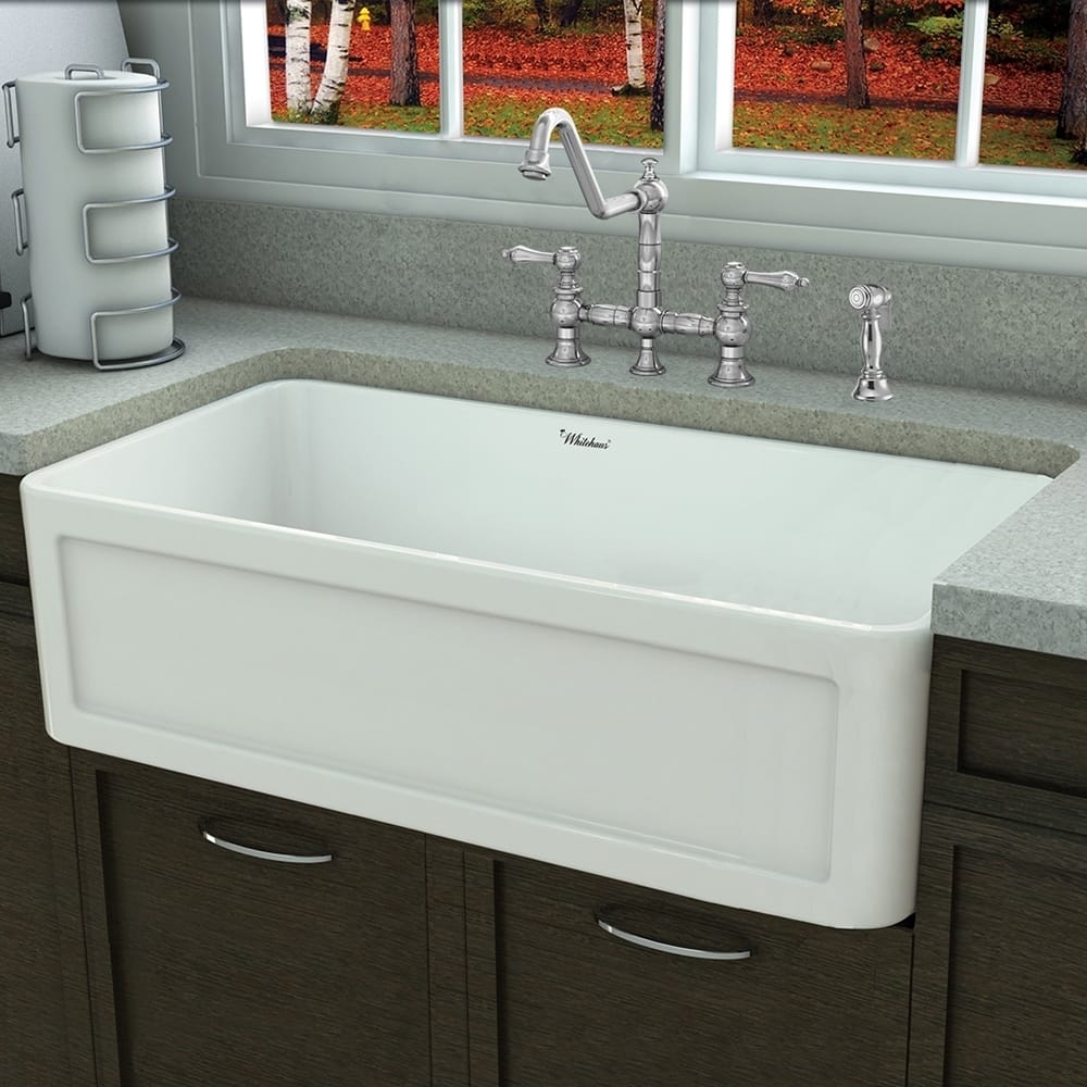 Whitehaus Collection 33" Reversible Series Single Bowl Sink