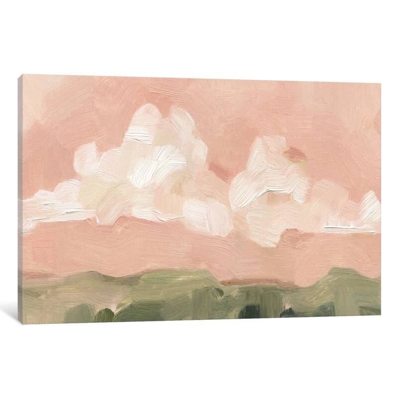 iCanvas "Pink Haze Sunset I" by Emma Scarvey