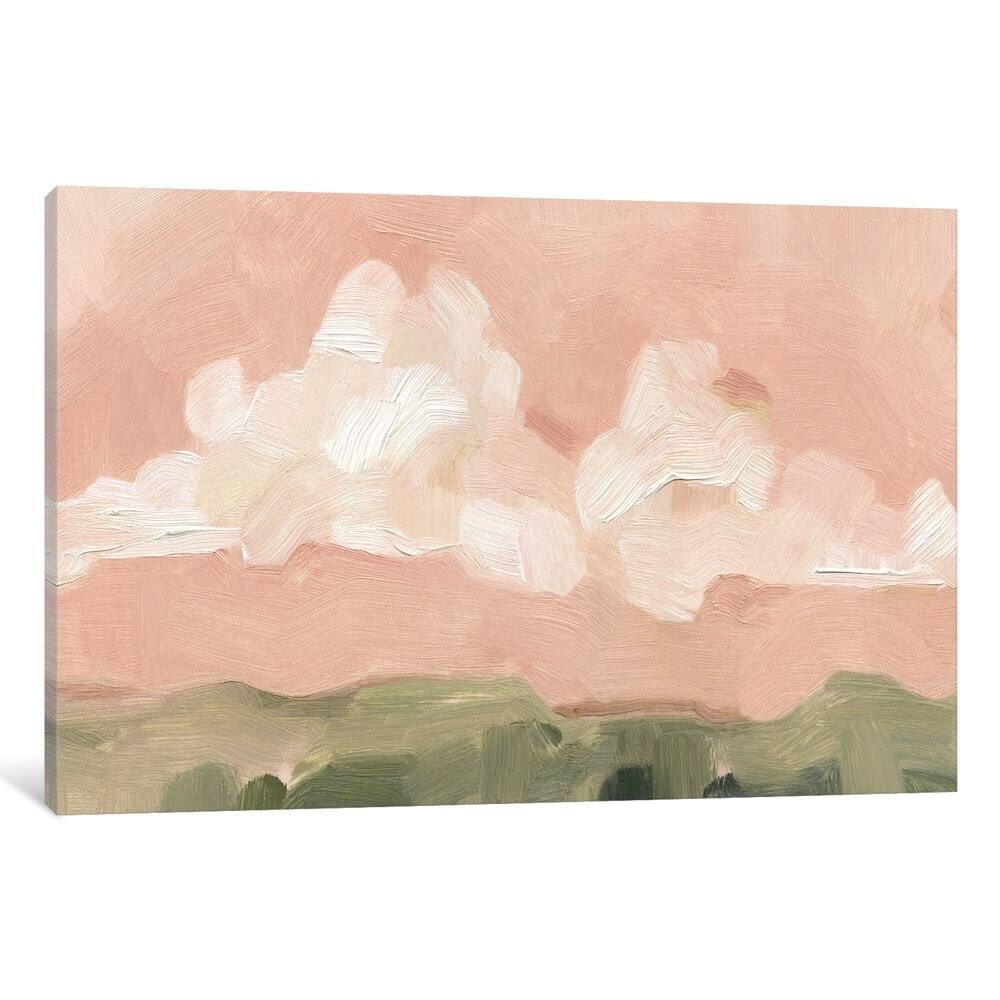 iCanvas "Pink Haze Sunset I" by Emma Scarvey