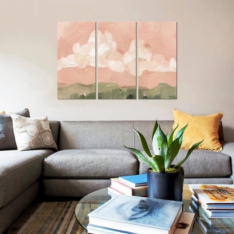 iCanvas "Pink Haze Sunset I" by Emma Scarvey