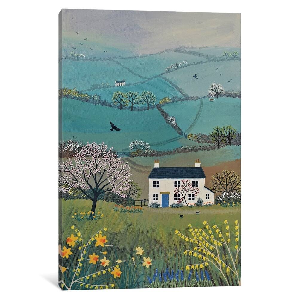 iCanvas "Across Spring Hills" by Jo Grundy