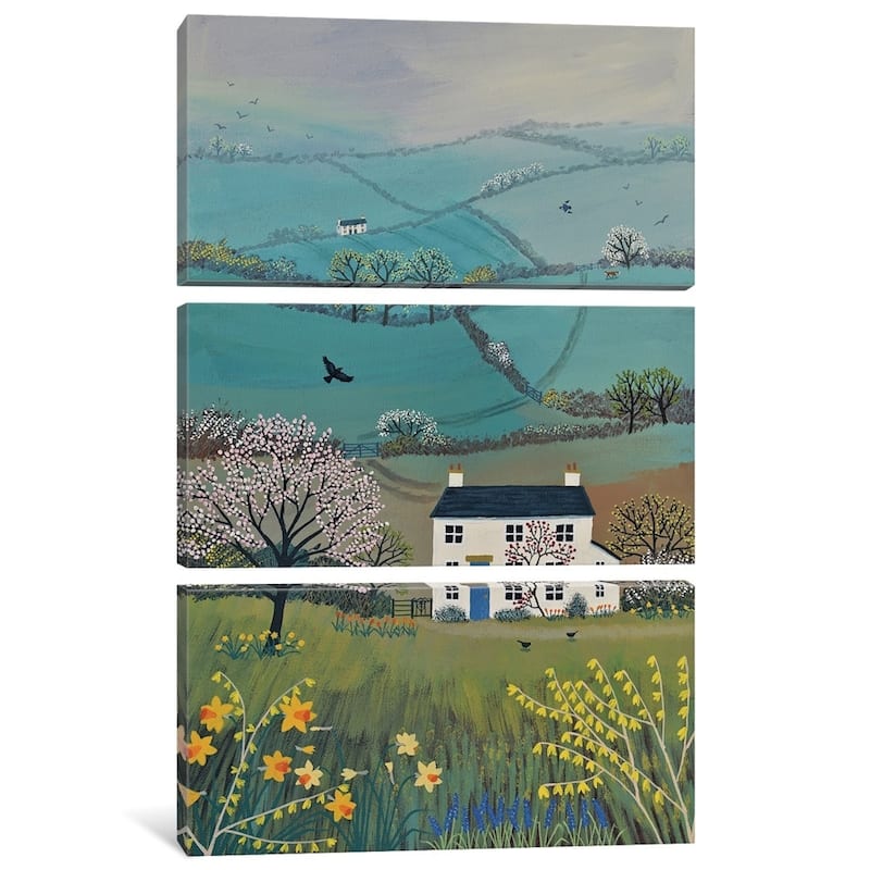 iCanvas "Across Spring Hills" by Jo Grundy