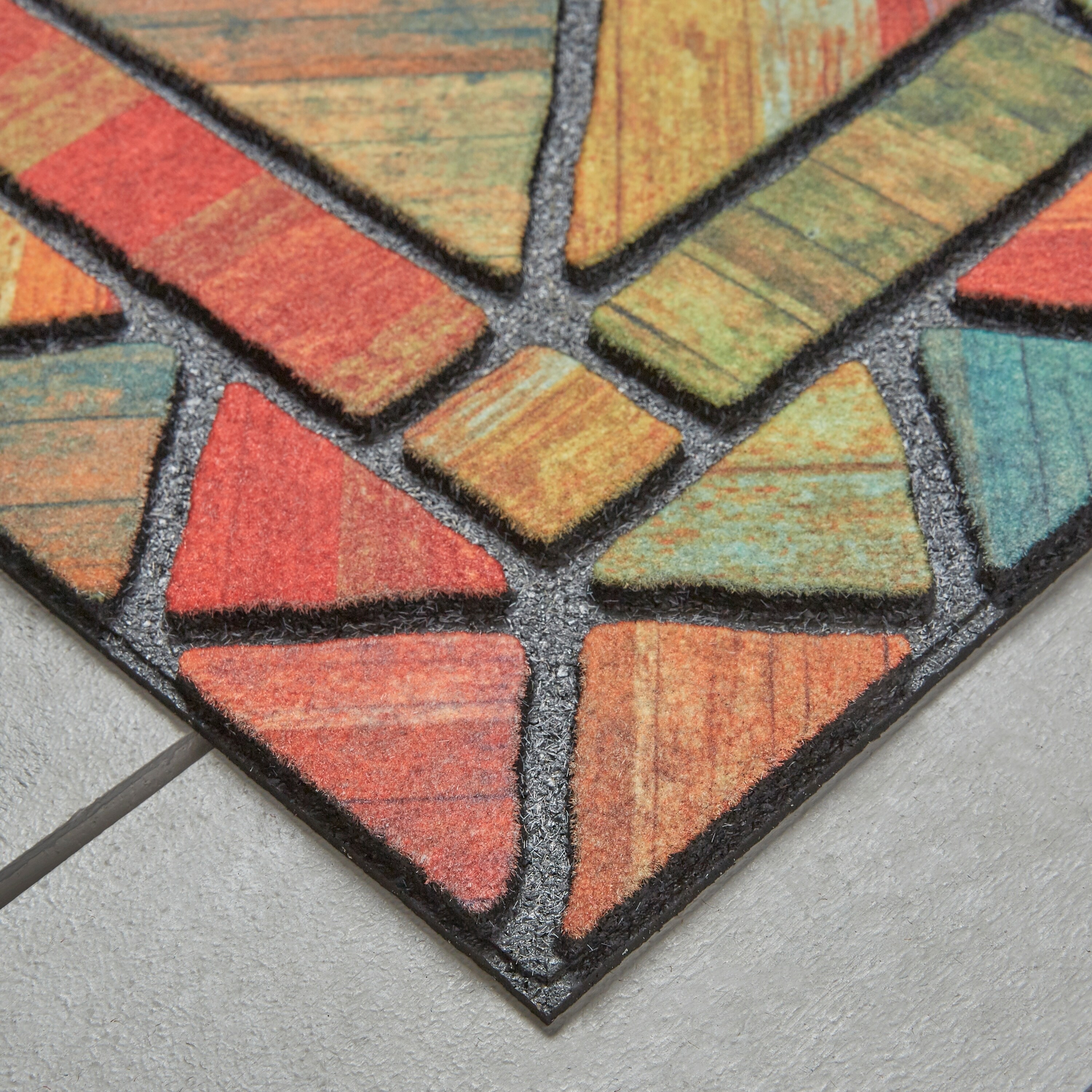 Mohawk Home Doorscapes Mat Welcome Marquetry Doormat 1 6 X 2 6 1 6