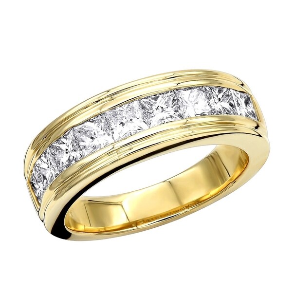 Shop 14K Gold Diamond Ring Men's 
